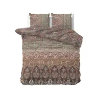 Dekbedovertrek Berna Bruin