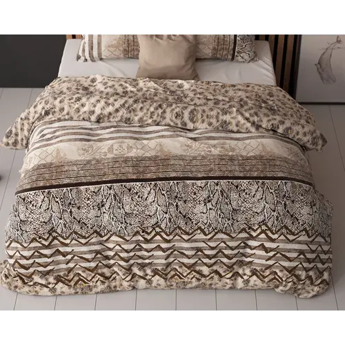 Sleeptime Dekbedovertrek Cozy Panther Bruin