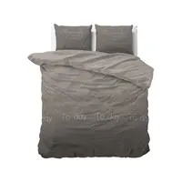 Dekbedovertrek Live Today Taupe