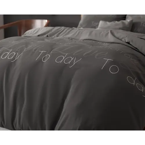 Sleeptime  Dekbedovertrek Live Today Antraciet