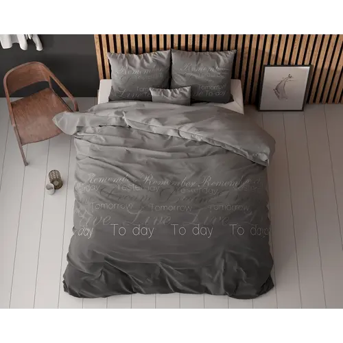 Sleeptime  Dekbedovertrek Live Today Antraciet