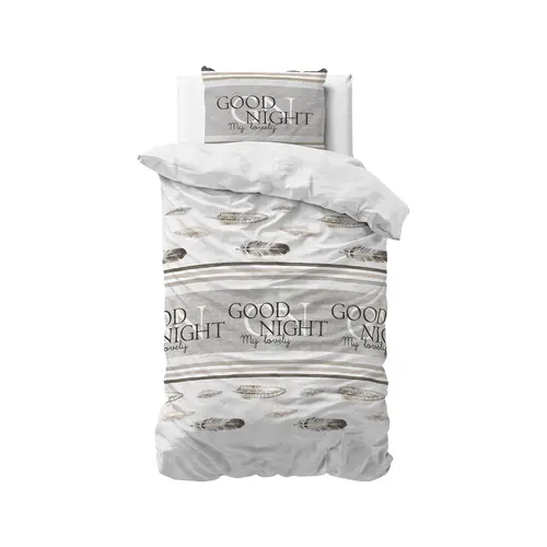 Sleeptime Dekbedovertrek Good Night Wit