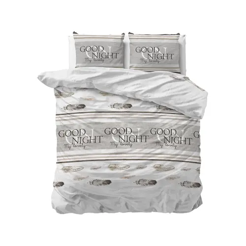 Sleeptime Dekbedovertrek Good Night Wit
