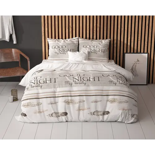 Sleeptime Dekbedovertrek Good Night Wit