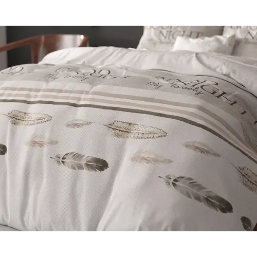 Sleeptime Dekbedovertrek Good Night Wit