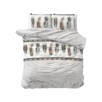 Dekbedovertrek Feathers 3 Grijs