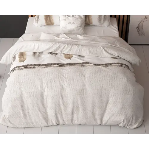 Sleeptime Dekbedovertrek Feathers 3 Grijs