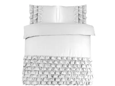 Dreamhouse Dekbedovertrek Cyprus Wit