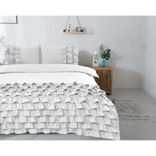 Dreamhouse Dekbedovertrek Cyprus Wit