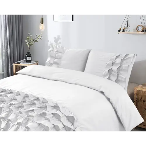 Dreamhouse Dekbedovertrek Cyprus Wit