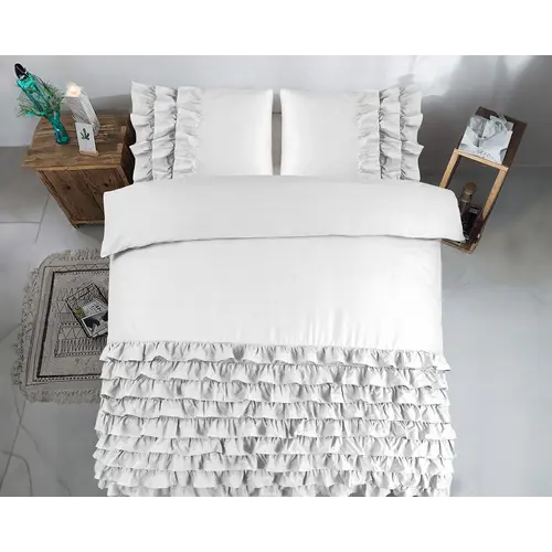 Dreamhouse Dekbedovertrek Cyprus Wit