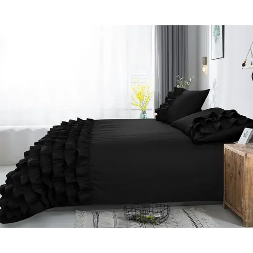 Dreamhouse Dekbedovertrek Cyprus Zwart