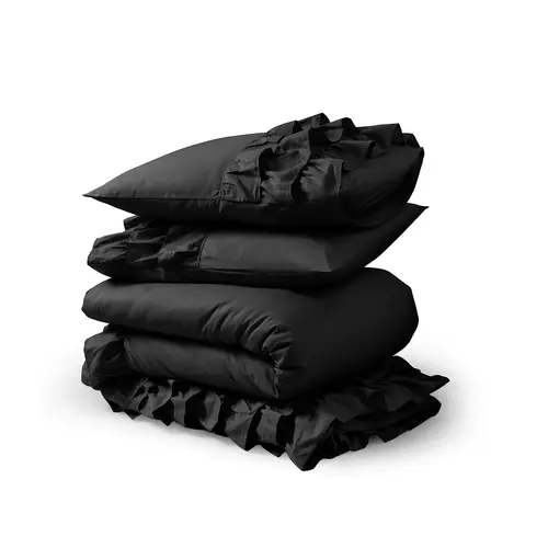 Dreamhouse Dekbedovertrek Cyprus Zwart