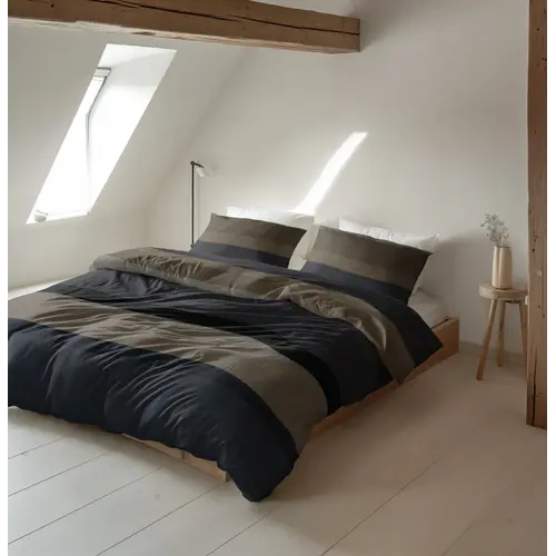 Sleeptime Dekbedovertrek Ravon Taupe Antraciet