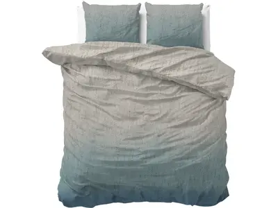 Sleeptime Dekbedovertrek Gradia Blauw Beige