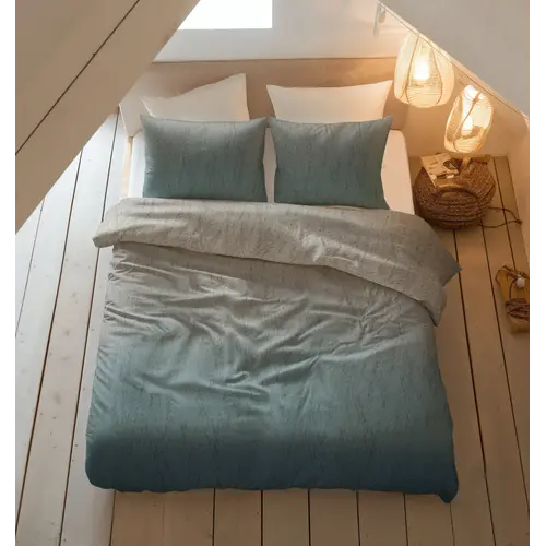 Sleeptime Dekbedovertrek Gradia Blauw Beige