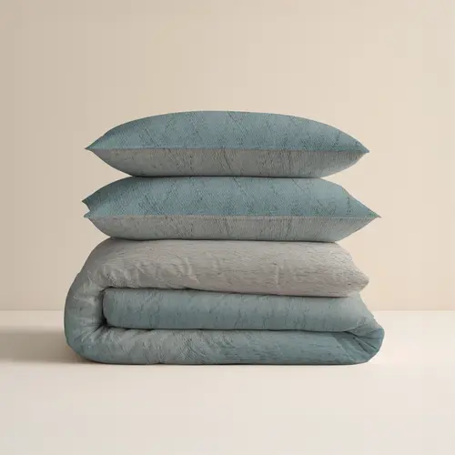 Sleeptime Dekbedovertrek Gradia Blauw Beige