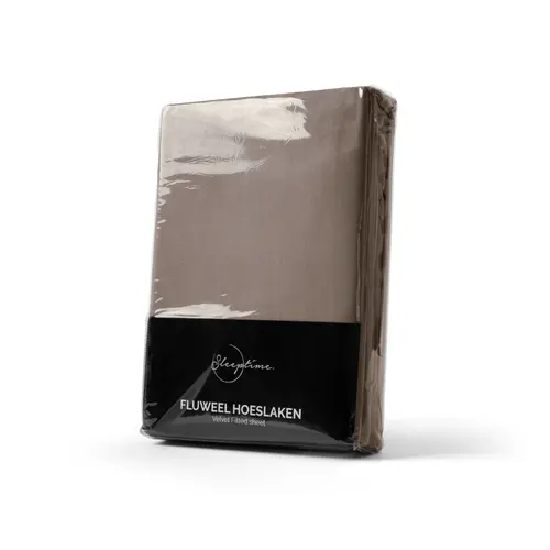 Sleeptime Hoeslaken Velvet Taupe