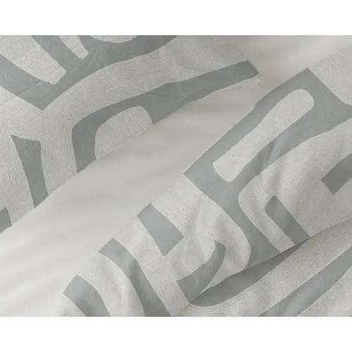 Sleeptime Dekbedovertrek Danis Groen Grijs