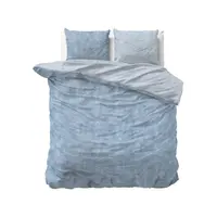 Dekbedovertrek Washed Cotton Blauw