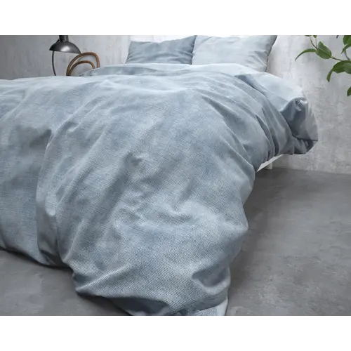 Sleeptime Dekbedovertrek Washed Cotton Blauw