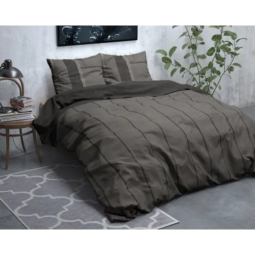 Sleeptime Dekbedovertrek Kees Taupe