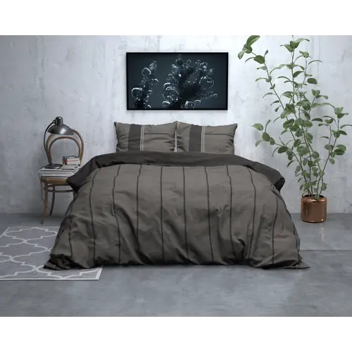 Sleeptime Dekbedovertrek Kees Taupe