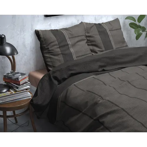 Sleeptime Dekbedovertrek Kees Taupe