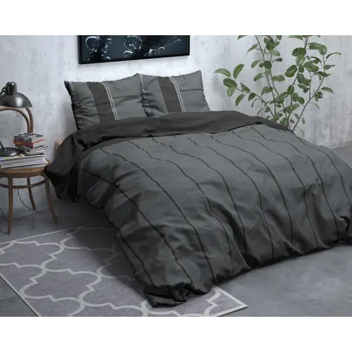 Sleeptime Dekbedovertrek Kees Antraciet