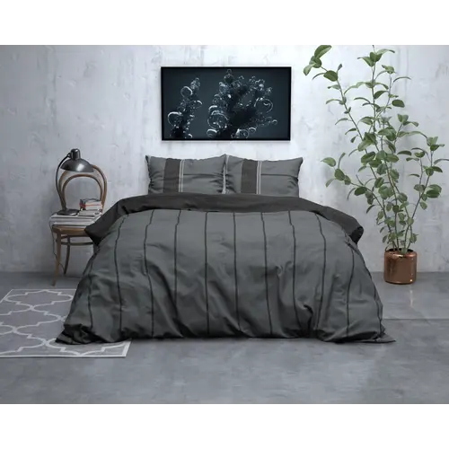 Sleeptime Dekbedovertrek Kees Antraciet