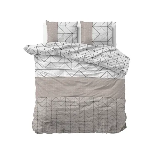 Sleeptime Dekbedovertrek Gino Taupe