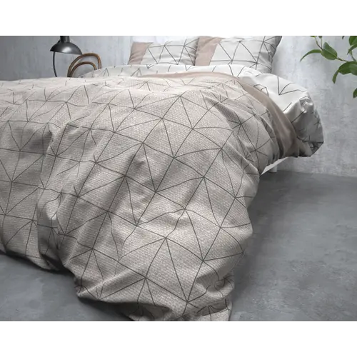 Sleeptime Dekbedovertrek Gino Taupe
