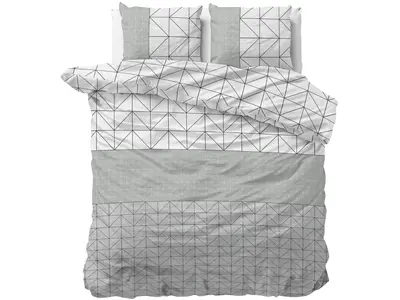 Sleeptime Dekbedovertrek Gino Grijs