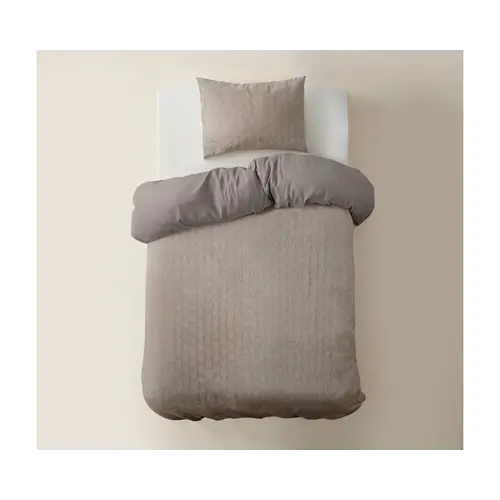 Sleeptime Dekbedovertrek Art Taupe