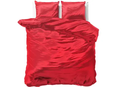 Sleeptime Dekbedovertrek Beauty Skin Care Rood