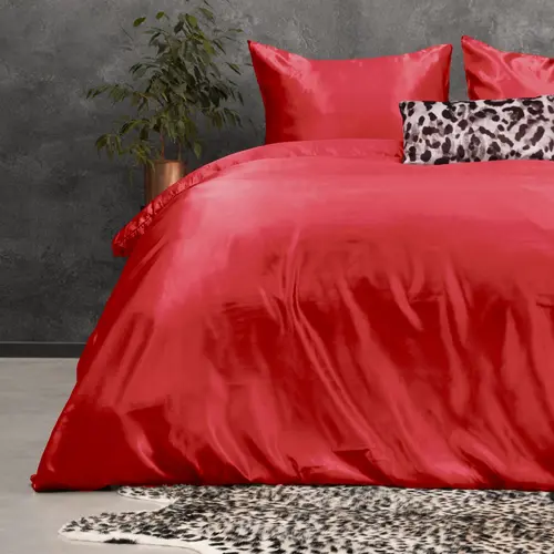 Sleeptime Dekbedovertrek Beauty Skin Care Rood