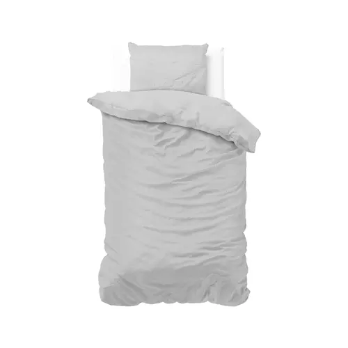 Sleeptime Dekbedovertrek Satin Point Grijs