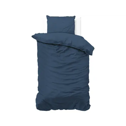 Sleeptime Dekbedovertrek Satin Point Blauw