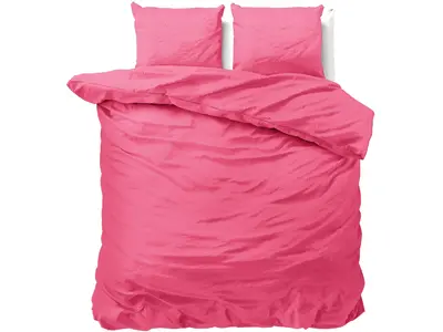 Sleeptime Dekbedovertrek Satin Point Roze