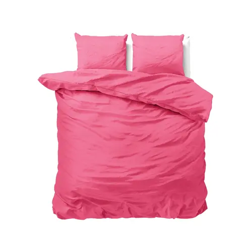 Sleeptime Dekbedovertrek Satin Point Roze