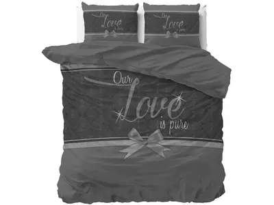 Sleeptime Dekbedovertrek Pure Love Grijs