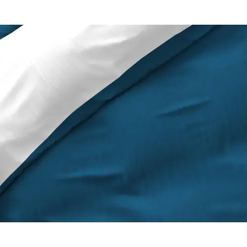 Sleeptime Dekbedovertrek Twin Face Blauw Wit