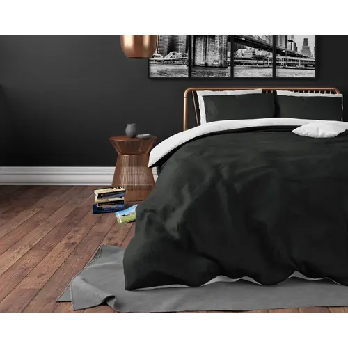 Sleeptime Dekbedovertrek Twin Face Zwart Wit