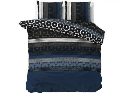Sleeptime Dekbedovertrek Scanda Blauw Sleeptime Dekbedovertrek Scanda Blauw