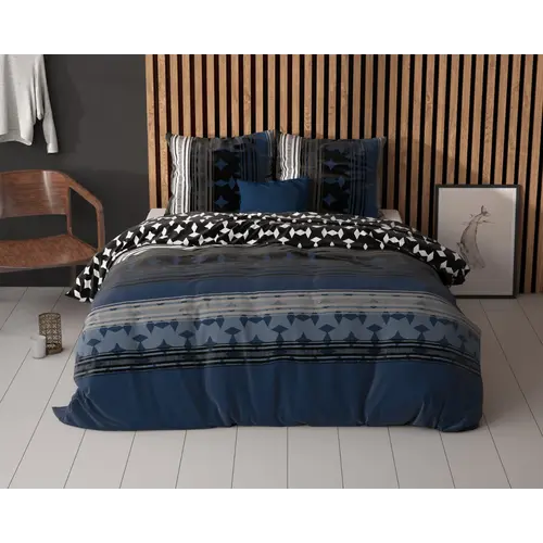 Sleeptime Dekbedovertrek Scanda Blauw Sleeptime Dekbedovertrek Scanda Blauw