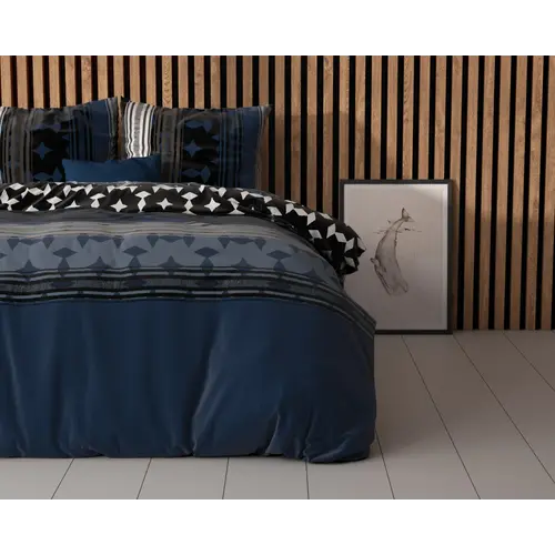 Sleeptime Dekbedovertrek Scanda Blauw Sleeptime Dekbedovertrek Scanda Blauw