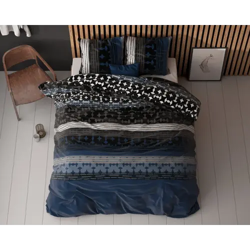 Sleeptime Dekbedovertrek Scanda Blauw Sleeptime Dekbedovertrek Scanda Blauw