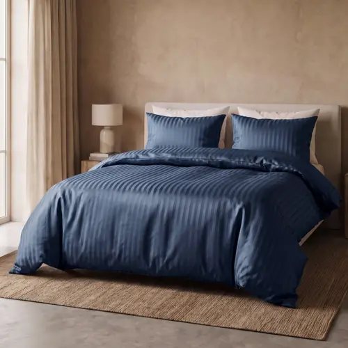 Sleeptime Dekbedovertrek Dallas Navy Blauw Sleeptime Dekbedovertrek Dallas Navy Blauw