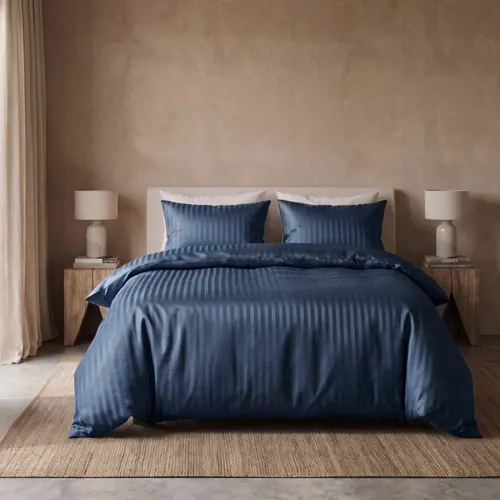 Sleeptime Dekbedovertrek Dallas Navy Blauw Sleeptime Dekbedovertrek Dallas Navy Blauw