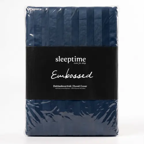 Sleeptime Dekbedovertrek Dallas Navy Blauw Sleeptime Dekbedovertrek Dallas Navy Blauw